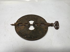 Antique Griswold 8&quot; New American Stove Damper Erie PA.        (7) - $428.53 MXN