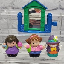 Fisher-Price Little People Carnival Mirror Clown Mom Girl Figures Lot Of 4pcs - £8.88 GBP