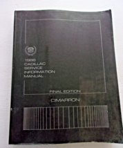 1986 Cadillac Service Information Manual Final Edition Cimarron - $275.26 MXN