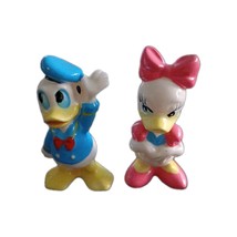 Vtg Donald Duck &amp; Daisy Duck Ceramic Figurines, Walt Disney Productions ... - $9.90