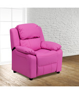 Hot Pink Vinyl Kids Recliner BT-7985-KID-HOT-PINK-GG - $180.95