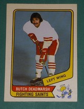 1976-77 O-Pee-Chee WHA Butch Deadmarsh #53 Minnesota  Fighting Saints - £1.17 GBP