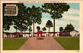 McInnis Motel US 301. 1 Mile South Fayetteville North Carolina NC Postcard (C3) - £6.53 GBP