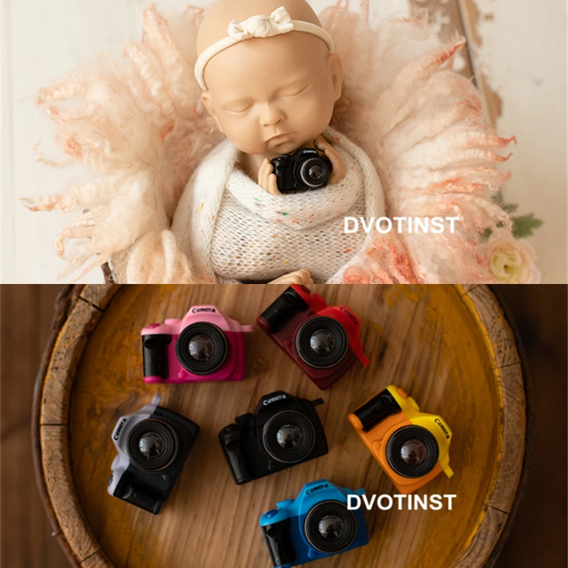 Play Dvotinst Newborn Photography Props Baby Mini Camera for Bebe SLR Cameras Fo - £23.10 GBP