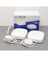 eero PRO 6E S010211 AX5400 Tri-Band Mesh Wi-Fi System (2-Pack) - $144.99