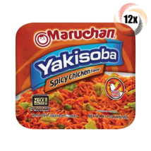 12x Packs Maruchan Yakisoba Spicy Chicken Flavor Japanese Noodles | 4.11oz - £26.77 GBP