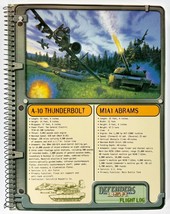 Vintage DEFENDERS USA Flight Log Notebook 60 Sheets A-10 Thunderbolt M1A... - £7.89 GBP
