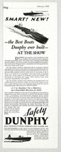 1930 Print Ad Dunphy Safety 17 ft Runabout Boats Eau Claire,Wisconsin - £8.45 GBP