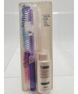 New Vintage Stance 1990&#39;s Rubber Grip Full Round Hair Brush #91-679 w/ S... - $627.18 MXN