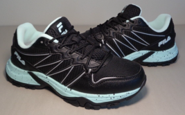 Fila Size 6 M QUADRIX Black / Aqua Trail Sneakers New Women&#39;s Shoes - £93.08 GBP