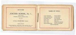 Exeter School No 1 Souvenir Wyoming County Pennsylvania 1905-06 - $17.82
