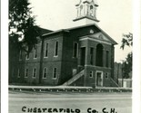RPPC Chesterfield County Court House Chesterfield SC UNP Postcard Q17 - $39.16