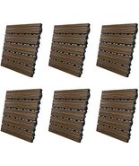 AURA 1x1 Foot Premium Interlocking Snap On Faux Wood Polymer Outdoor Pat... - €47,55 EUR