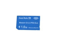 SanDisk 1GB Memory Stick Pro Duo Genuine Memory Card For Sony Camera / PSP - £6.07 GBP