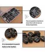 52 Shape Style Leather Hole Punch Tool for Belts Multiple Shapes Hollow ... - $36.36