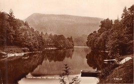 Dunkeld Perthshire Uk View On The Tay River Real Photo Postcard - £4.32 GBP