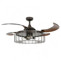 Fanaway Sheridan 48-inch Oil Rubbed Bronze AC Ceiling Fan with Light - $3,782.93 MXN