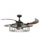 Fanaway Sheridan 48-inch Oil Rubbed Bronze AC Ceiling Fan with Light - $270.61 CAD