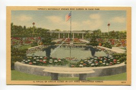 Topeka&#39;s Nationally known Rose Garden in Gage Park Kansas - £1.59 GBP