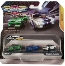 Micro Machines Series 1 Set #04 Muscle Cars (3 car set) New 2020 - £11.48 GBP