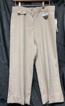 Counterparts No Gap Waistband Beige Pin-Stripped Pants Size 8 - £10.10 GBP