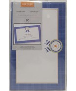 Gartner Studios Blue Plaid Print At Home Excellence Certificates, 10 Count - $236.30 MXN