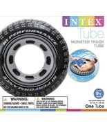 new Intex Inflatable 45inch MONSTER TRUCK TUBE Swimming Pool River Float... - £12.42 GBP