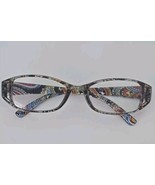 BLACK PAISLEY ~ Rectangular ~ Plastic ~ Reading Magnifying Glasses ~ +3.50 - $356.03 MXN