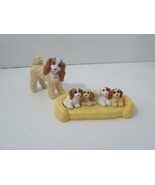 Fisher Price Loving Family Dollhouse Pets Dog Cocker Spaniel Mom Puppies... - £15.52 GBP
