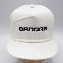 Vintage Bandag Strapback Trucker Farmer Hat Cap - $45.26