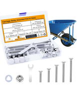 Stainless Steel Wheelbarrow Bolt and Nut Replacement Kit (18 Sets) - €12,09 EUR+