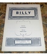 Billy (I Always Dream of Bill) Sheet Music - Betty Grable, Kathy Linden - $240.49 MXN