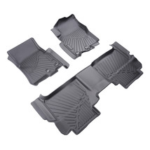 Front Floor Mats + Rear Floor Mat For Nissan Frontier Crew Cab 2022-2024 TPE - $80.80