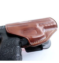 Fits HK VP9 4”BBL Masc Leather Paddle Holster With Open Top #1600# RH image 3