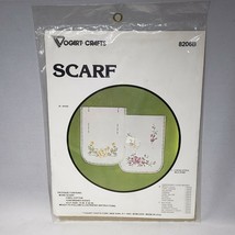 VTG Vogart Crafts Embroidery Kit: ROSE Dresser Scarf Table Runner 8206B - £7.82 GBP