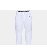 Under Armour Heat Gear Women&#39;s White Softball Pants Size XL White - $22.76