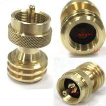 BBQ Grill Conversion Brass Adapter For Saver 1lb Propane Bottle Tank Refill - $9.13