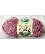 Lion Brand Wool-Ease Acrylic/Lamb&#39;s Wool Yarn - 1 Skein Rose Heather #140 - £7.43 GBP