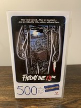 Friday The 13TH Blockbuster 500 Piece Movie Poster Puzzle Cardinal  18 x... - $19.39
