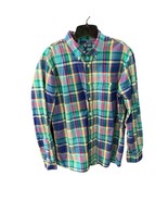 Ralph Lauren Mens Size Large Blue Label Button Up Shirt Long Sleeve Plai... - $49.49