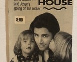 Full House TV Guide Print Ad John Stamos TPA7 - £4.74 GBP