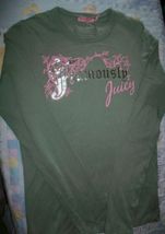 Juicy Couture Famously Juicy long sleeved crewneck T-shirt Sz S - $22.99