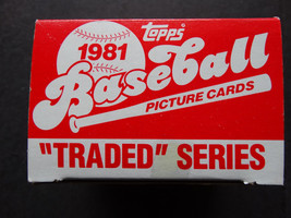 Empty 1981 Topps Traded Baseball Box - £8.64 GBP