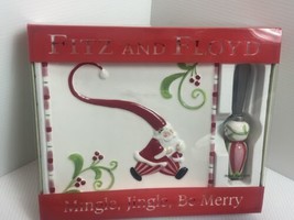 Fitz &amp; Floyd Mingle Jingle Be Merry Snack Cheese Plate Spreader Christma... - £11.01 GBP