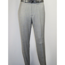 Mens Three Piece Suit Vested VITALI Soft Fabric With Sheen M3090 Stone Gray 3pc image 11