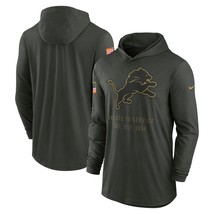 Mens Lions 2025 Salute to Service Lightweight Pullover Hoodie - Detroit - $69.90