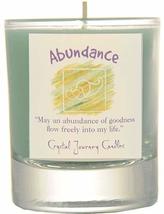 Crystal Journey Herbal Magic Glass Filled Votive Soy Candle - Love - $15.00