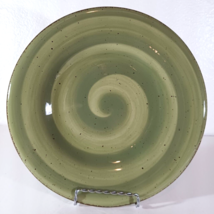 Hausenware Green Swirl Twist Pattern Retired Salad Plate Replacement 9&quot; -5 - £9.51 GBP