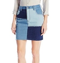 Minkpink Soul Patch Denim Mini Skirt Patchwork XS - $25.00