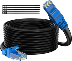 Cat 6 Outdoor Ethernet Cable 150 Ft, Adoreen Gbps Heavy Duty Internet Cable (Fro - £30.35 GBP